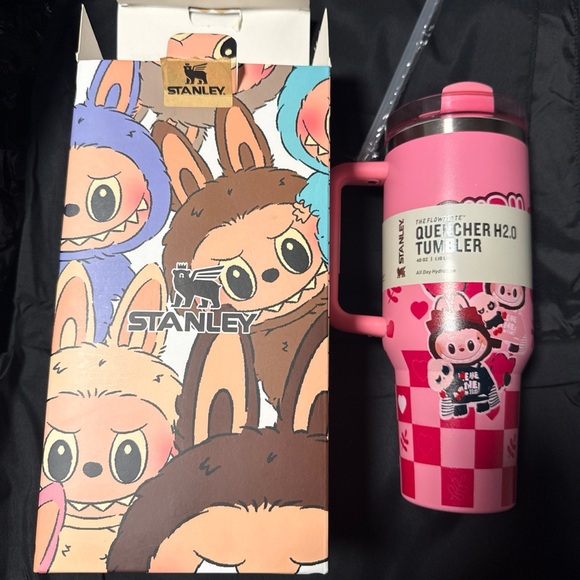 Stanley Pink and Blue Cartoon Quencher Tumbler - Picture 2 of 2